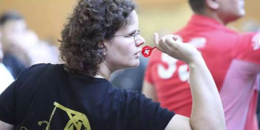 Fiona Gaylor ist hochkonzentriert am VFC Ligafinal in Wettingen im Jahr 2010 (Archiv).