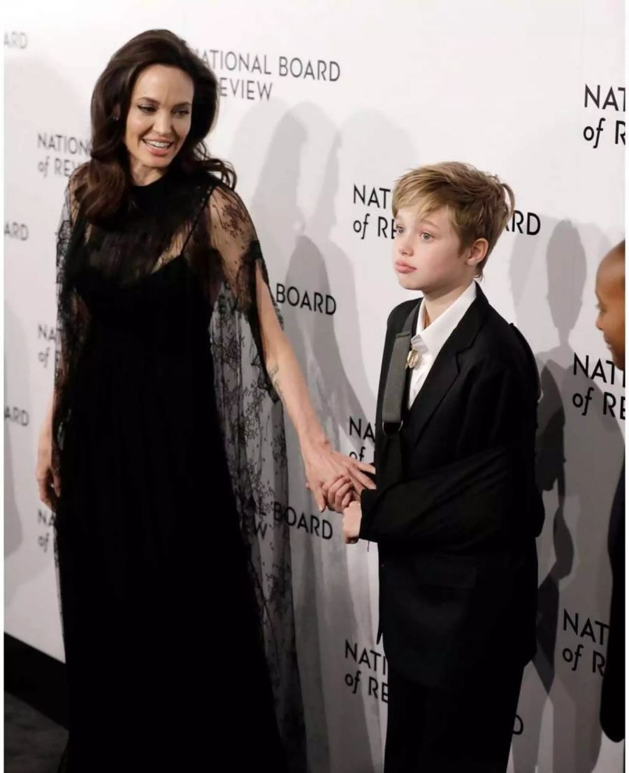 Angelina Jolie und ihre Tochter Shiloh Jolie-Pitt im Januar 2018 in New York.