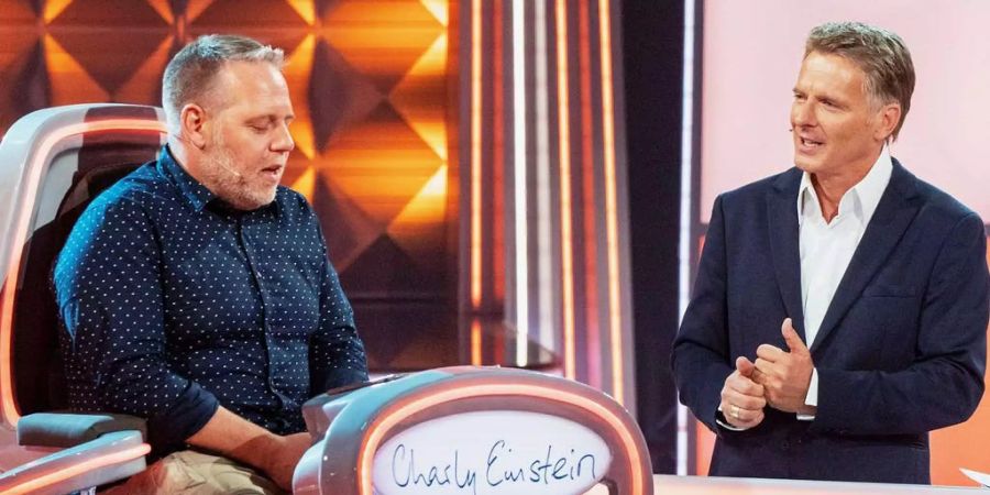 Charly Einstein und Jörg Pilawa im neuen ARD-Quiz «Ich weiss alles».