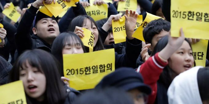 In Japan - Proteste gegen Auflösung von «Trostfrauen»-Stiftung