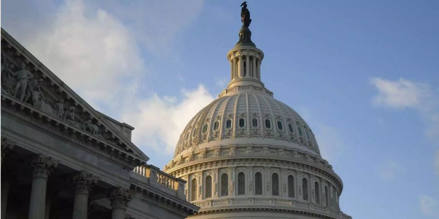 Blick auf das Kapitol in Washington D.C. Hierhin ziehen die Politiker nach ihrer Wahl.