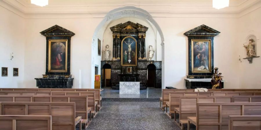 Einblick in die neue Peterskapelle in Luzern.