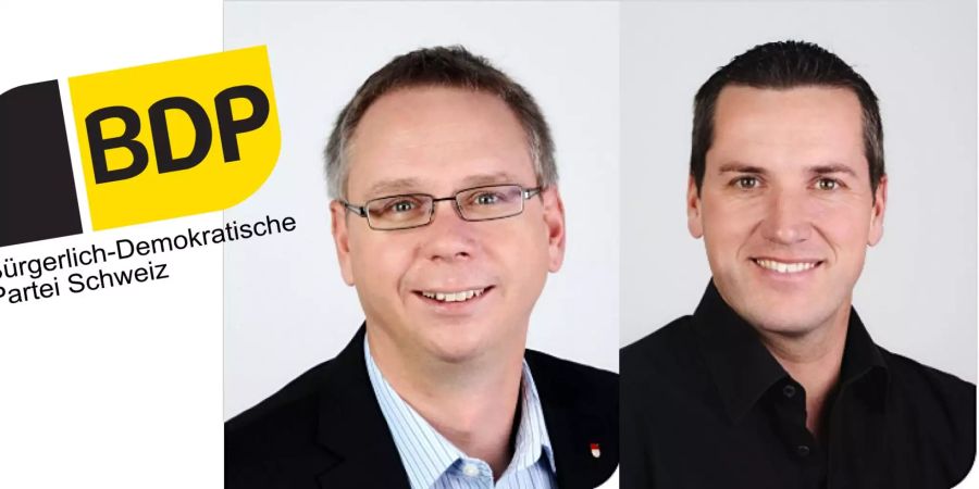 Die BDP-Kantonsräte Markus Dietschi (l.) und Martin Flury.