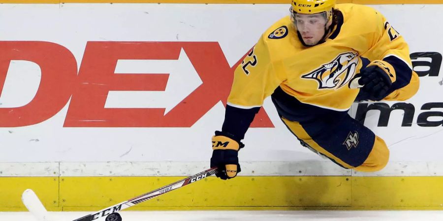 Kevin Fiala setzt sich bei den Nashville Predators in Szene.