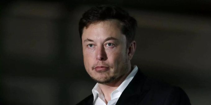 Eine Porträt-Aufnahme von Musk tesla, inc.