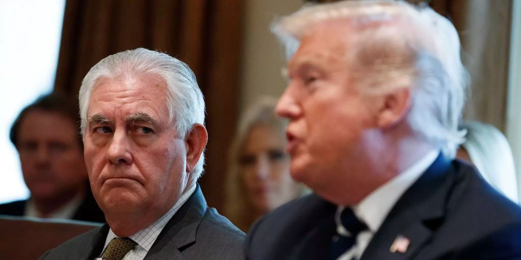 Donald Trump nennt Ex Aussenminister Rex Tillerson dumm und faul