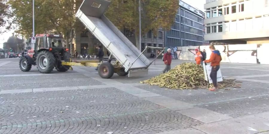 Foodwaste mitten in der Stadt.