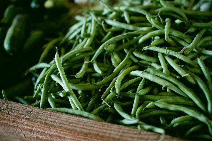 Grüne Bohnen sind gesund und nährhaft. Grüne Bohnen