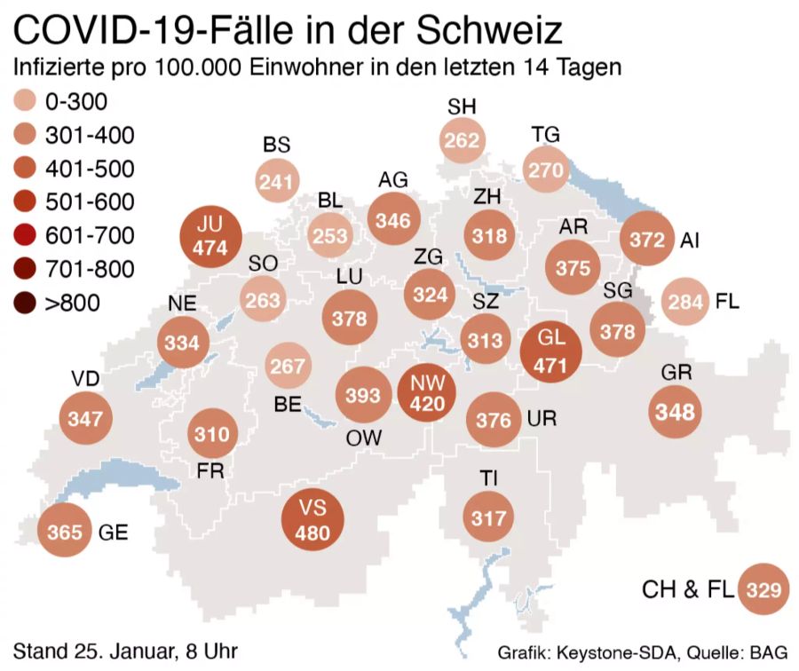 coronavirus schweiz fälle