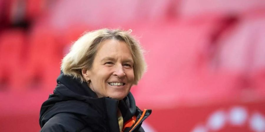 Martina Voss-Tecklenburg ist die Bundestrainerin der deutschen Fussball-Frauen. Foto: Matthias Balk/dpa