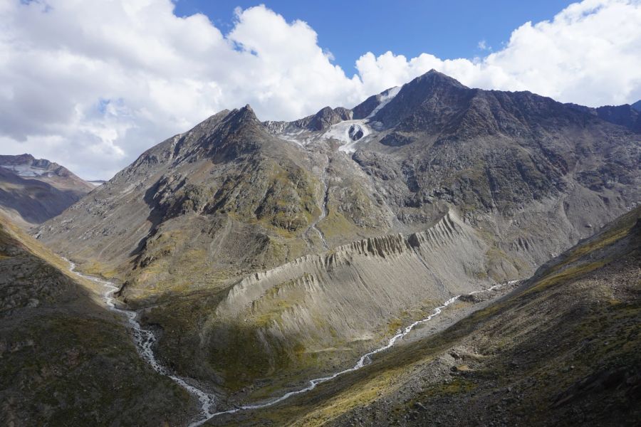 Imposante Ötztaler Alpen.