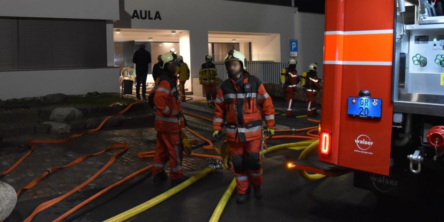 Grossaufgebot an Feuerwehrleuten