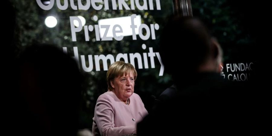 Altkanzlerin Merkel in Lissabon
