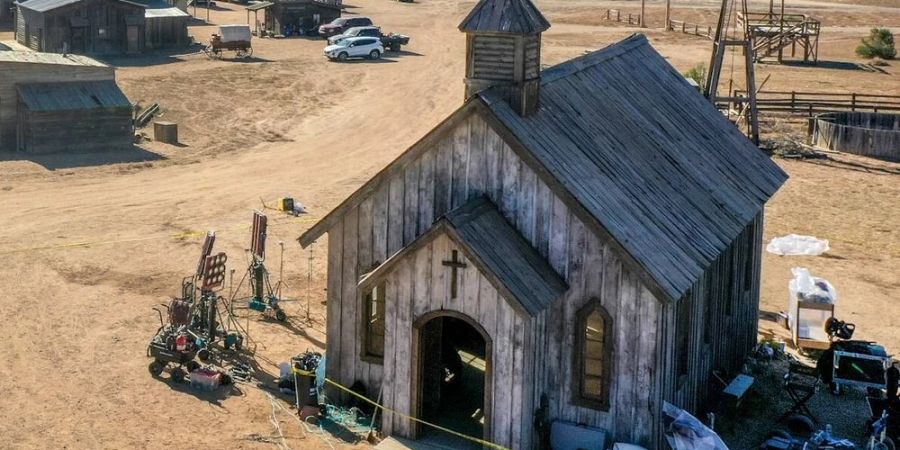 Das Set von «Rust» in New Mexico.