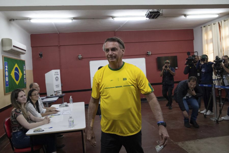 Jair Bolsonaro nach seiner Wahl in Rio de Janeiro.