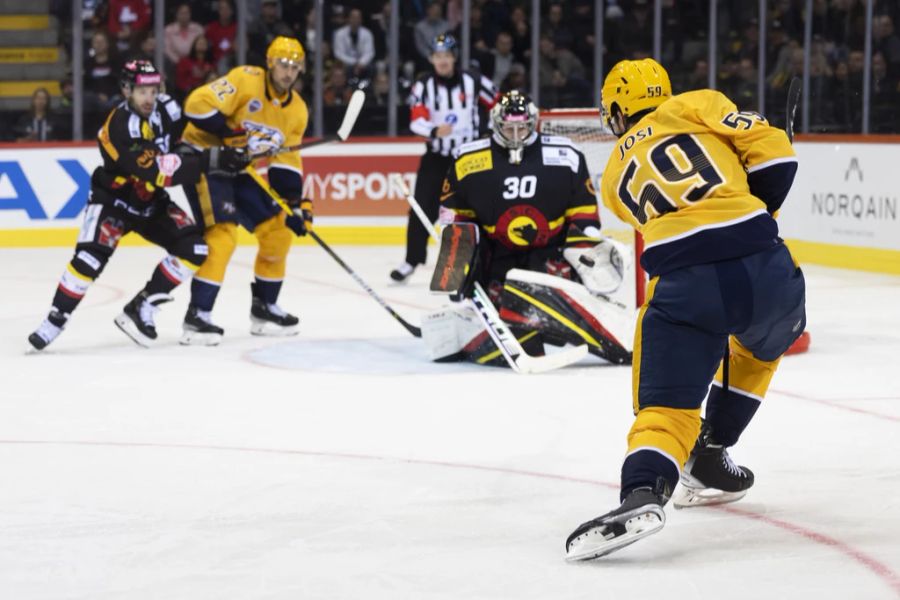 Das NHL-Team setzt sich letztlich knapp mit 4:3 durch.