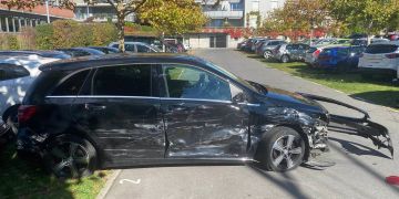 Auto des Unfallverursachers