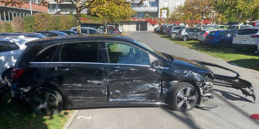 Auto des Unfallverursachers