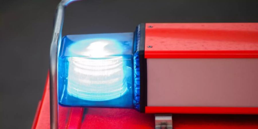 Blaulicht an einem Feuerwehrwagen