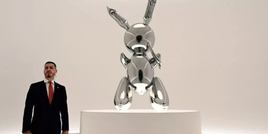 Die Skulptur «Rabbit» von Jeff Koons