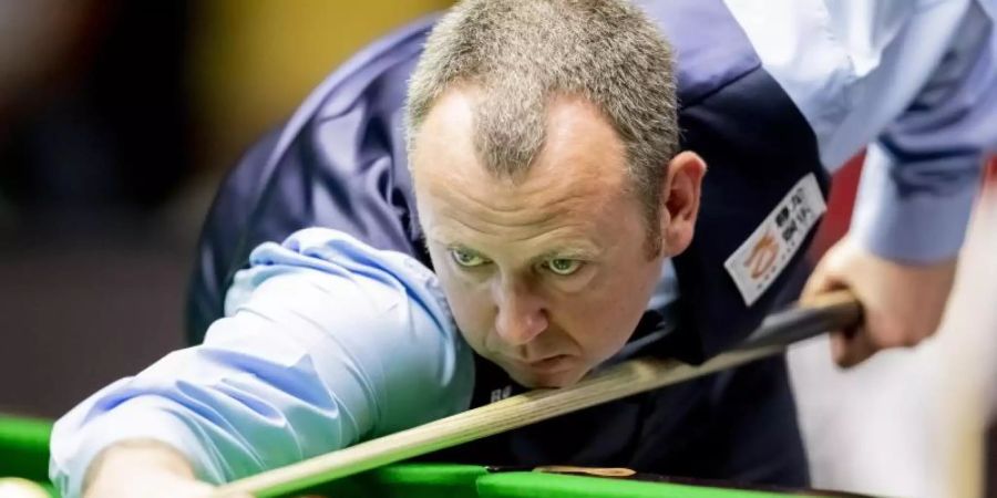 Der Waliser Mark Williams will seinen Snooker-WM-Titel erfolgreich verteidigen. Foto: Christoph Soeder