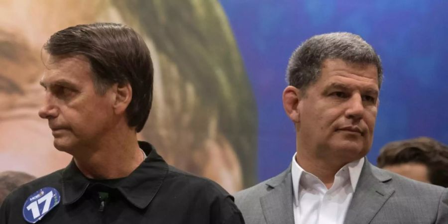 Bolsonaro (l.) und Bebianno