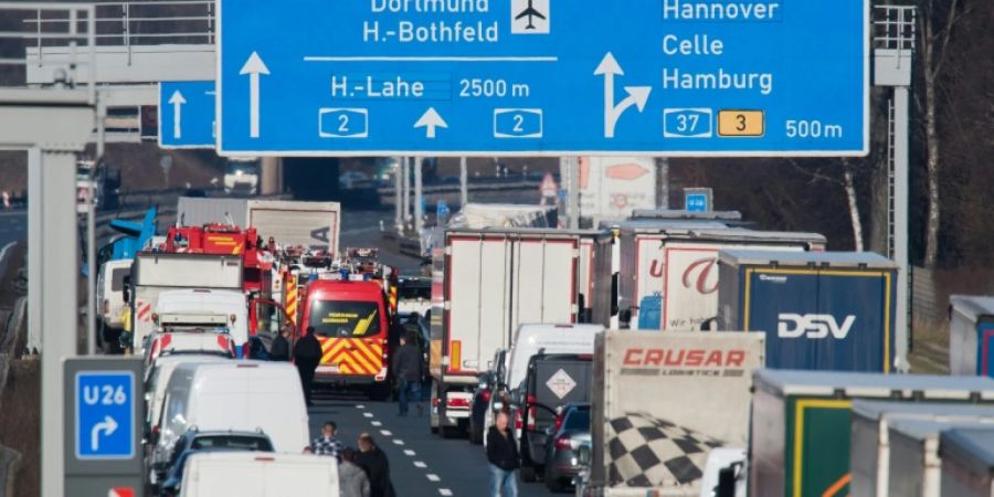 Lkw auf der Autobahn