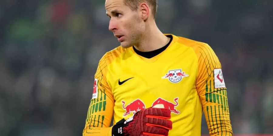 Torwart Peter Gulacsi will mit RB Leipzig wieder in die Champions League. Foto: Peter Steffen