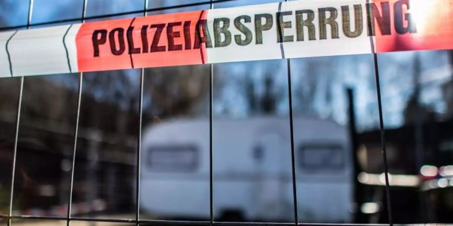 Polizeiabsperrung