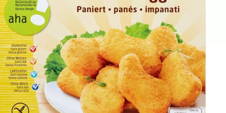 Trotz gegenteiliger Angaben auf der Verpackung können diese Chicken Nuggets Weizen oder Gluten enthalten.