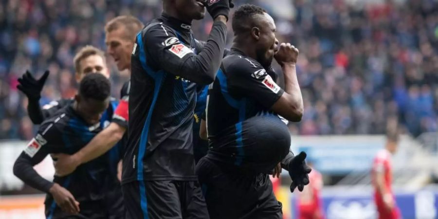 Die Paderborner liessen dem MSV Duisburg keine Chance. Foto: Bernd Thissen