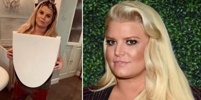 Schwanger - Klo-Schüssel bricht unter Jessica Simpson zusammen