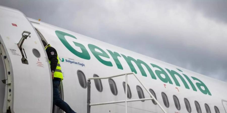 Germania mit fast 1700 Mitarbeitern hatte Anfang Februar Insolvenz angemeldet und den Flugbetrieb eingestellt - fast eineinhalb Jahre nach der spektakulären Air-Berlin-Pleite. Foto: Daniel Karmann