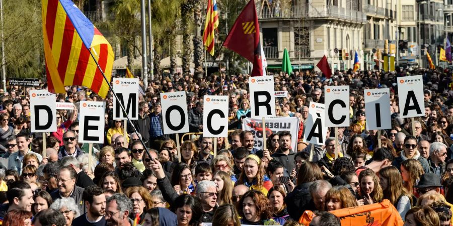 Proteste in Barcelona