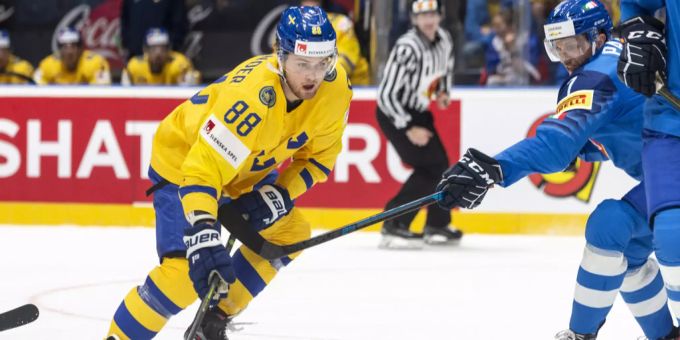 William Nylander an dieser Eishockey WM 2019. William Nylander Eishockey WM