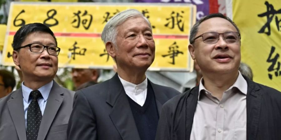 Chan Kin Man, Chu Yiu Ming und Benny Tai