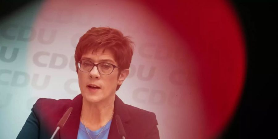 Kramp-Karrenbauer am Montag in Berlin