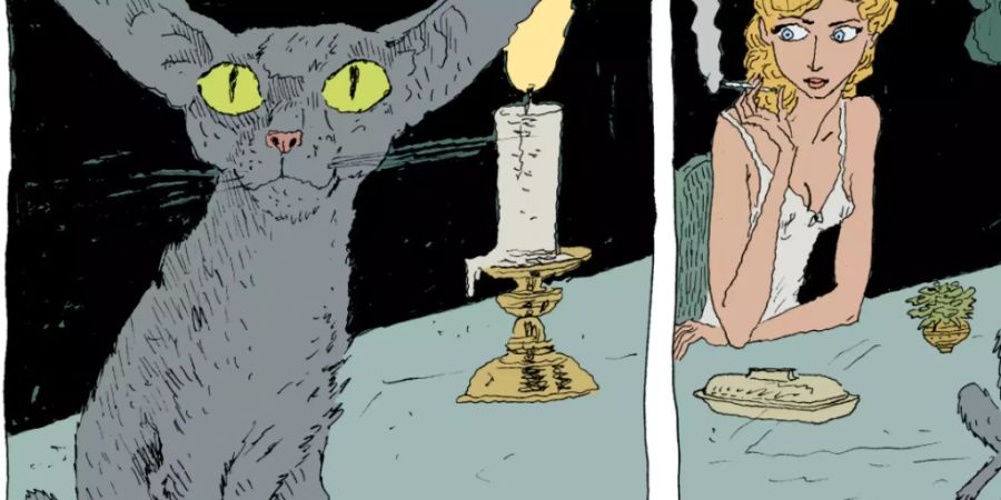 Mit «Die Katze des Rabbiners» wurde der Comic-Künstler Joann Sfar ein Star: Das Cartoonmuseum Basel zeigt eine Überblicksausstellung zum umfangreichen Werk, das noch sehr viel mehr als das enthält.