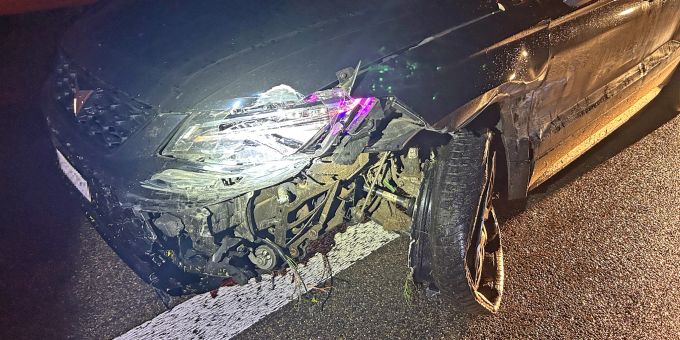 Frauenfeld: Selbstunfall auf Autobahn. Frauenfeld TG