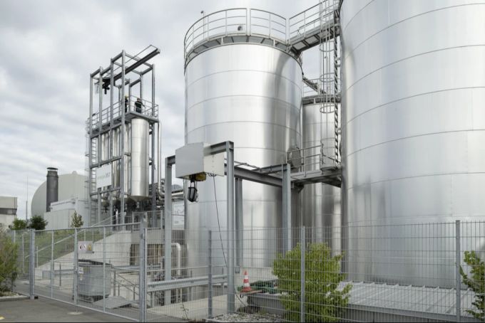 Eine Biogas-Anlage des Energieunternehmens «Energie 360°». Biogas-Anlage Stromgesetz