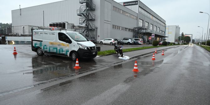 Kollision in Gossau