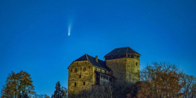Kometen Lemmon Himmel Astronomie