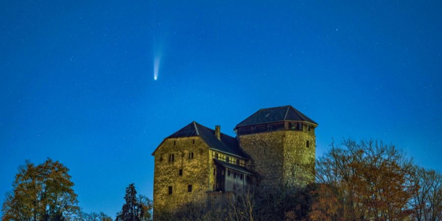 Kometen Lemmon Himmel Astronomie