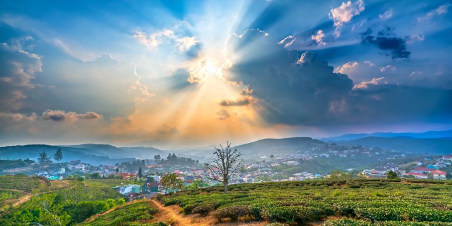 Da lat, Vietnam, Sonnenaufgang