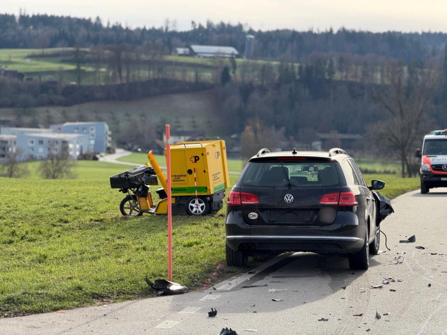 In Knutwil LU kam es am Mittwochmorgen zu einem tödlichen Verkehrsunfall.