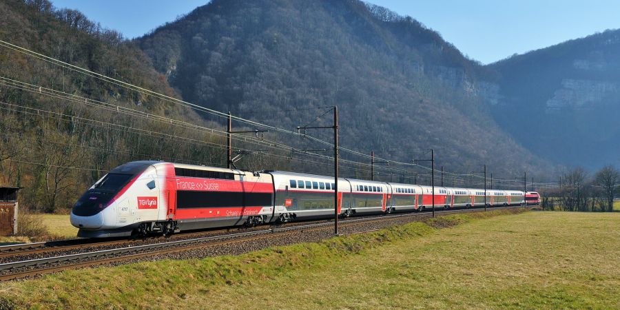 TGV Lyria Zug Berge