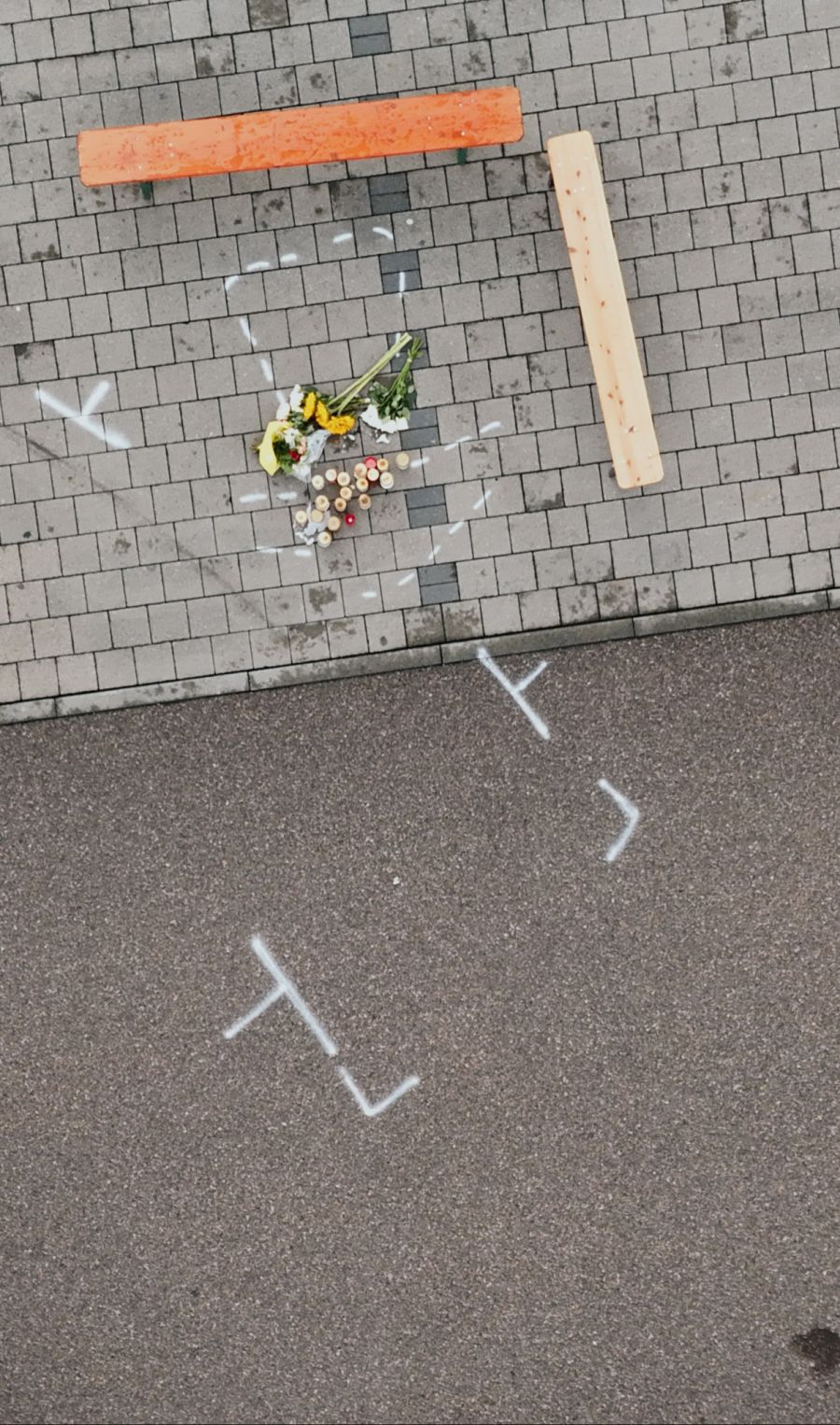 Der Unfallort: Auf einem Supermarkt-Parkplatz wurde der kleine Hank tödlich verletzt.