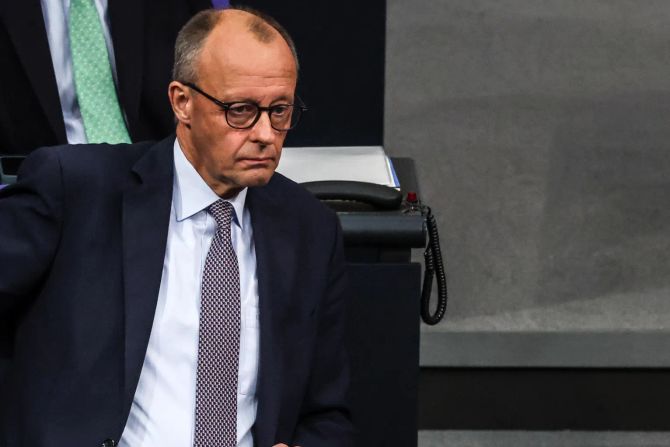 German Chancellor Merz delivers government statement