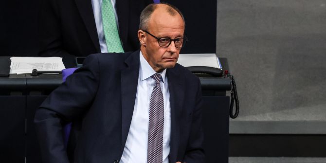 German Chancellor Merz delivers government statement