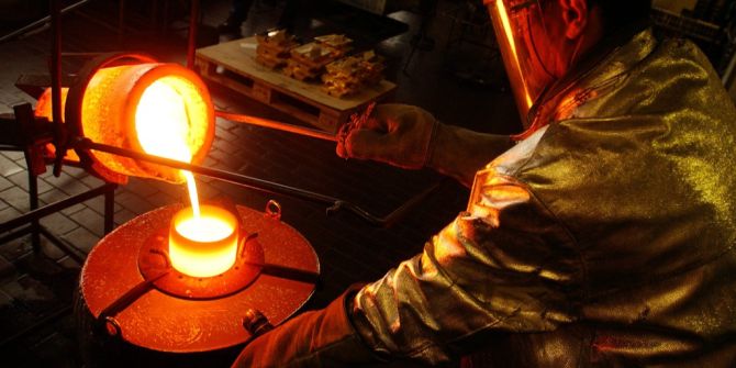 Gold Goldschmelze Metalor